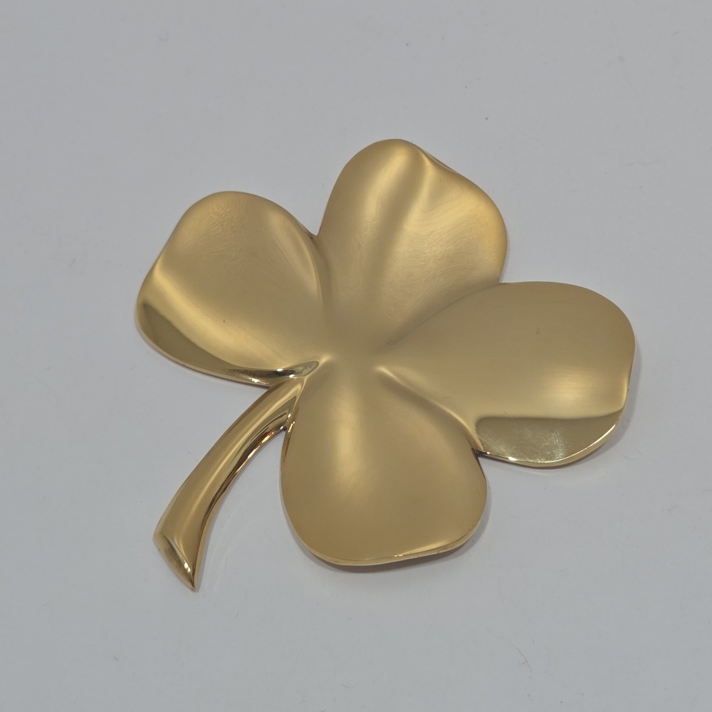 Gerity Gold Lucky Four Leaf Clover 24k Gold Plated